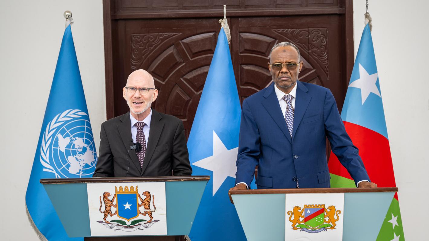 In Baidoa, top UN official discusses South West State issues and national priorities - 25 Aug. 2025