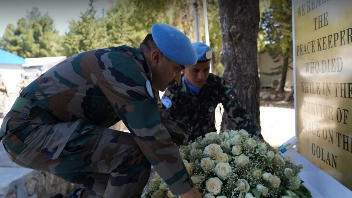 UN Peacekeepers Day 2024 at UNDOF