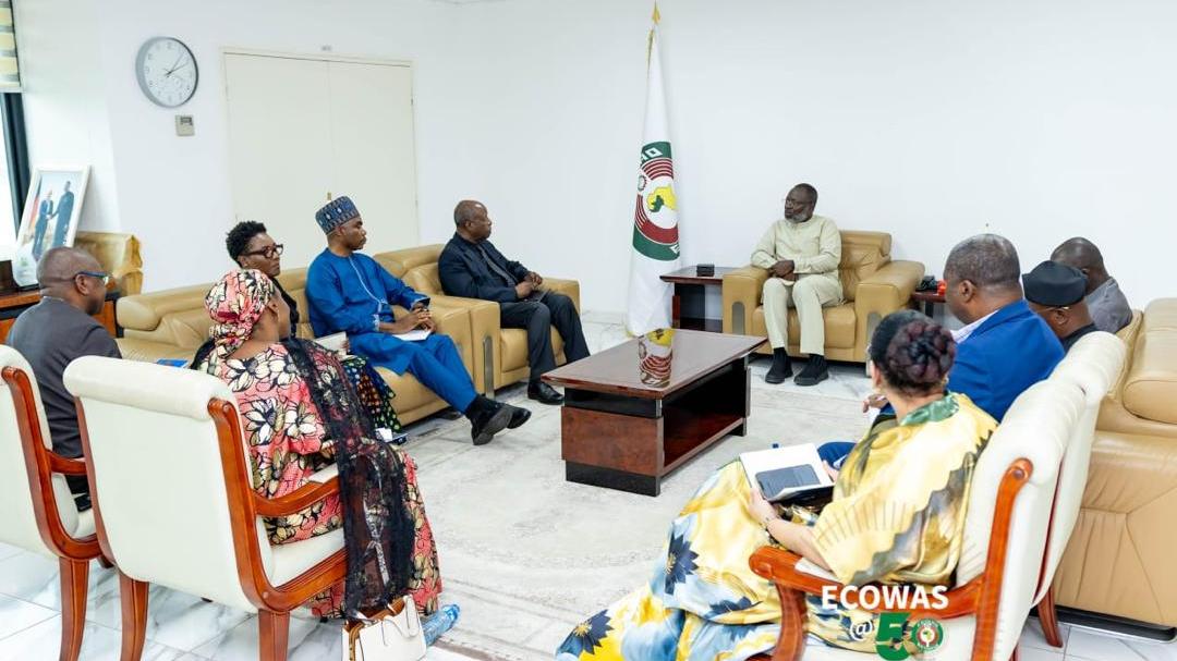 SRSG Simao meeting with the President of the ECOWAS Commission, Dr. Omar Alieu Touray