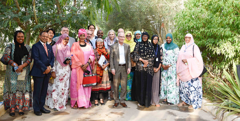 The UN envoy to Somalia, James Swan, in a group photo with women leaders during a working a visit to Hargeisa, Somaliland on 27 July 2019. UN Photo/ Abdikarim Mohamed