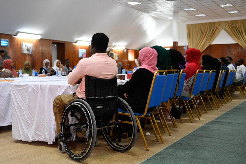 Youth attend a dialogue organised by the United Nations in Mogadishu, Somalia, aimed to empower them to participate in politics, on 29 July 2019. UN Photo / Ilyas Ahmed Youth attend a dialogue organised by the United Nations in Mogadishu, Somalia, aimed to empower them to participate in politics, on 29 July 2019. UN Photo / Ilyas Ahmed