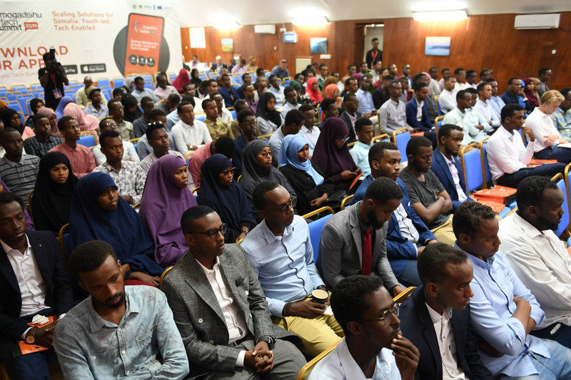 Participants attending the event included tech innovators, developers, government officials, entrepreneurs working in technology, and officials from donor and development agencies. UN Photo / Ilyas Ahmed