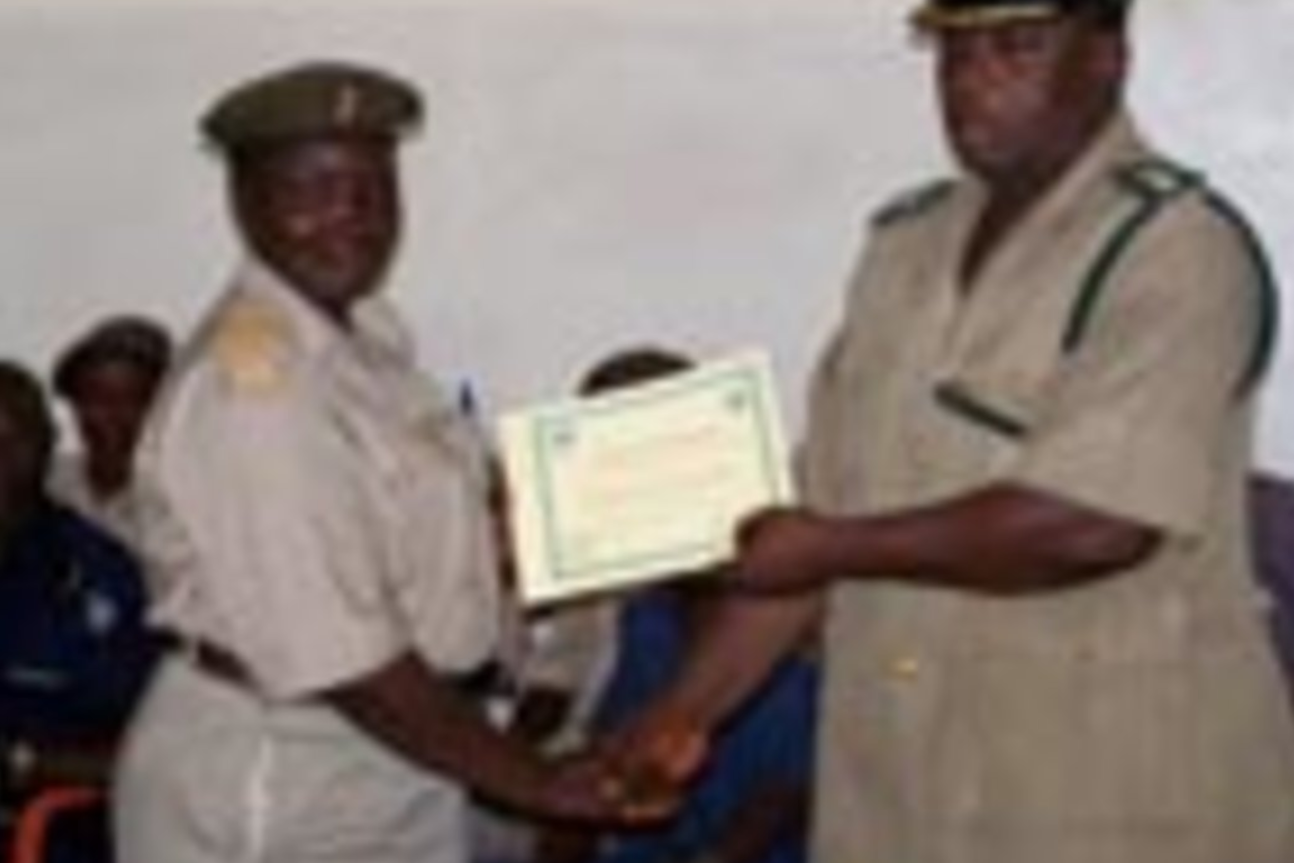 Regional training of prisons officers and detention personnel.
