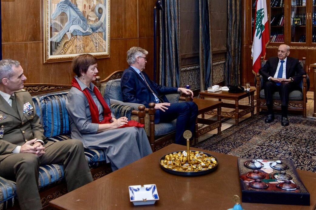 Jean-Pierre Lacroix with high-level representatives.