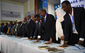 Somalia swears in 283 members of parliament