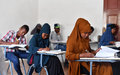 Across Somalia, thousands of students brave the elements to sit crucial exams for university entrance