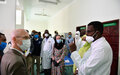 While praising frontline health workers, UN Envoy calls for continued support to help Somalia’s COVID-19 fight