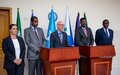 On Dhusamareb visit, International representatives urge Somali leaders to continue collaboration