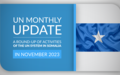A round-up of activities of the UN system in Somalia in November 2023