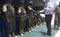 SRSG Nicholas Kay meets with the United Nations Guard Unit