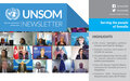 UNSOM Quarterly Newsletter, Issue 18, March 2021