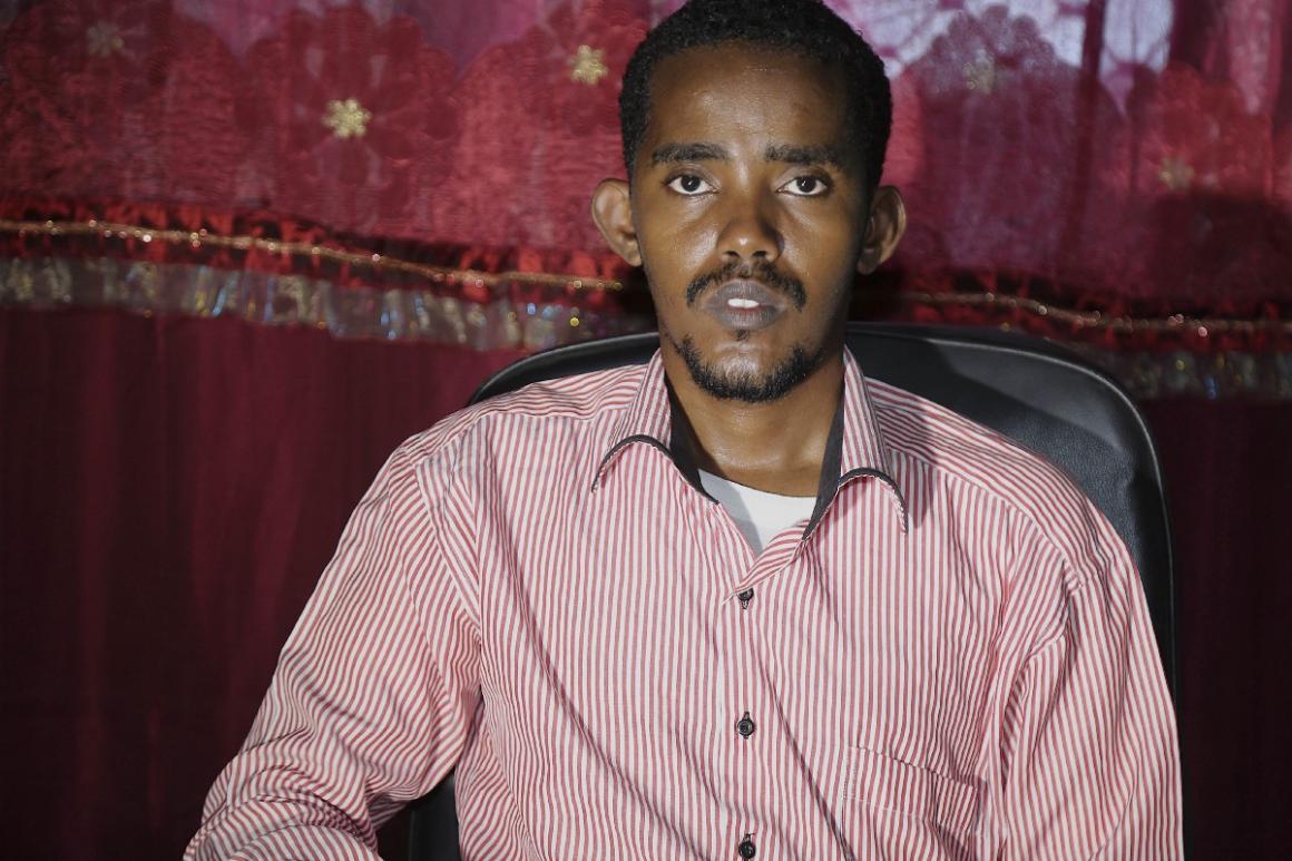 Khadar Ahmed Abdulle is Vice Chairman of Hiiraan Youth Organization, based in Belet Weyne.