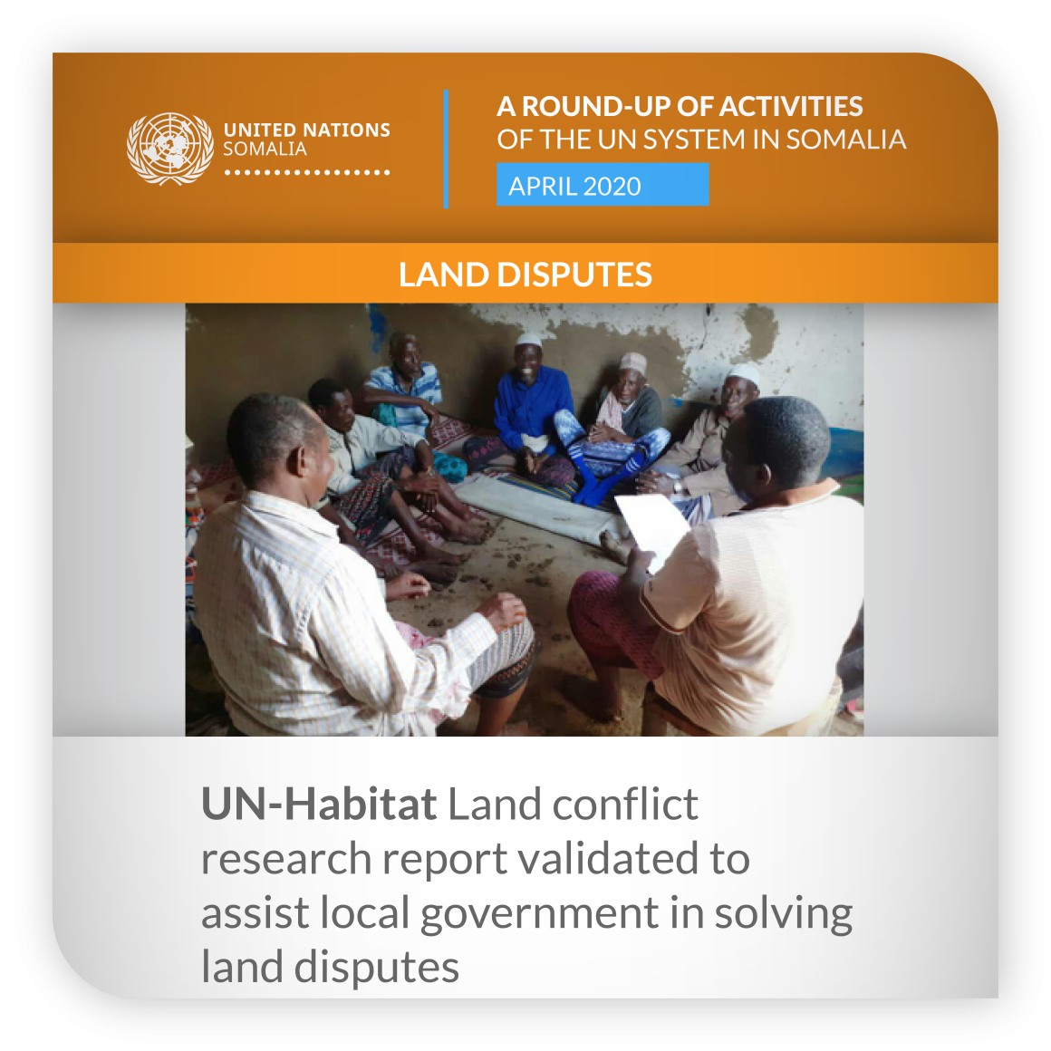 ROUNDUP UN-HABITAT APRIL 2020