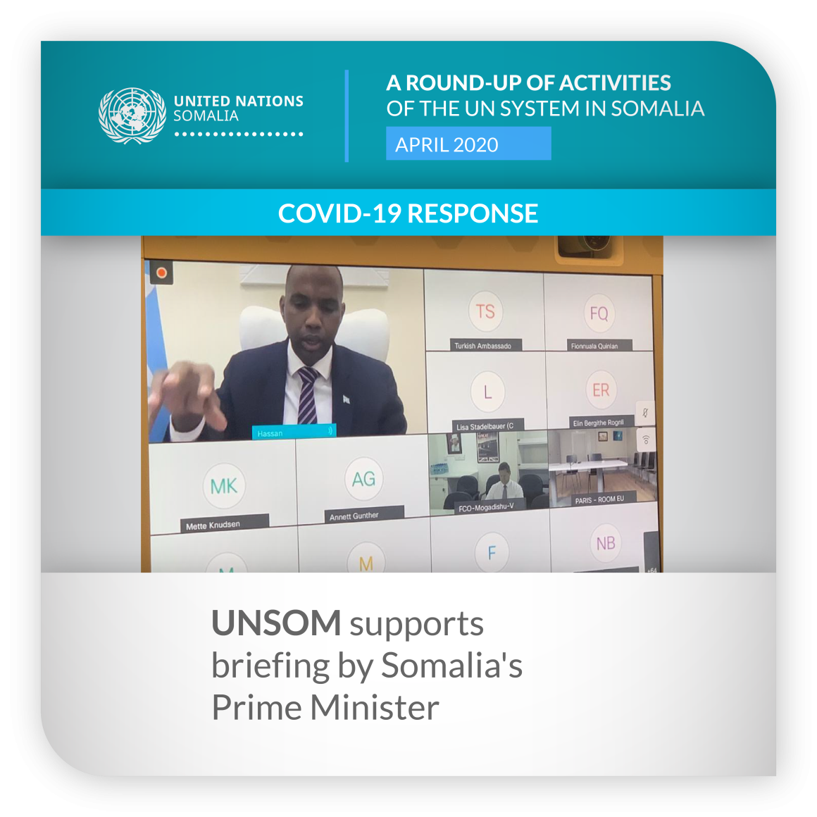 ROUNDUP UNSOM APRIL 2020